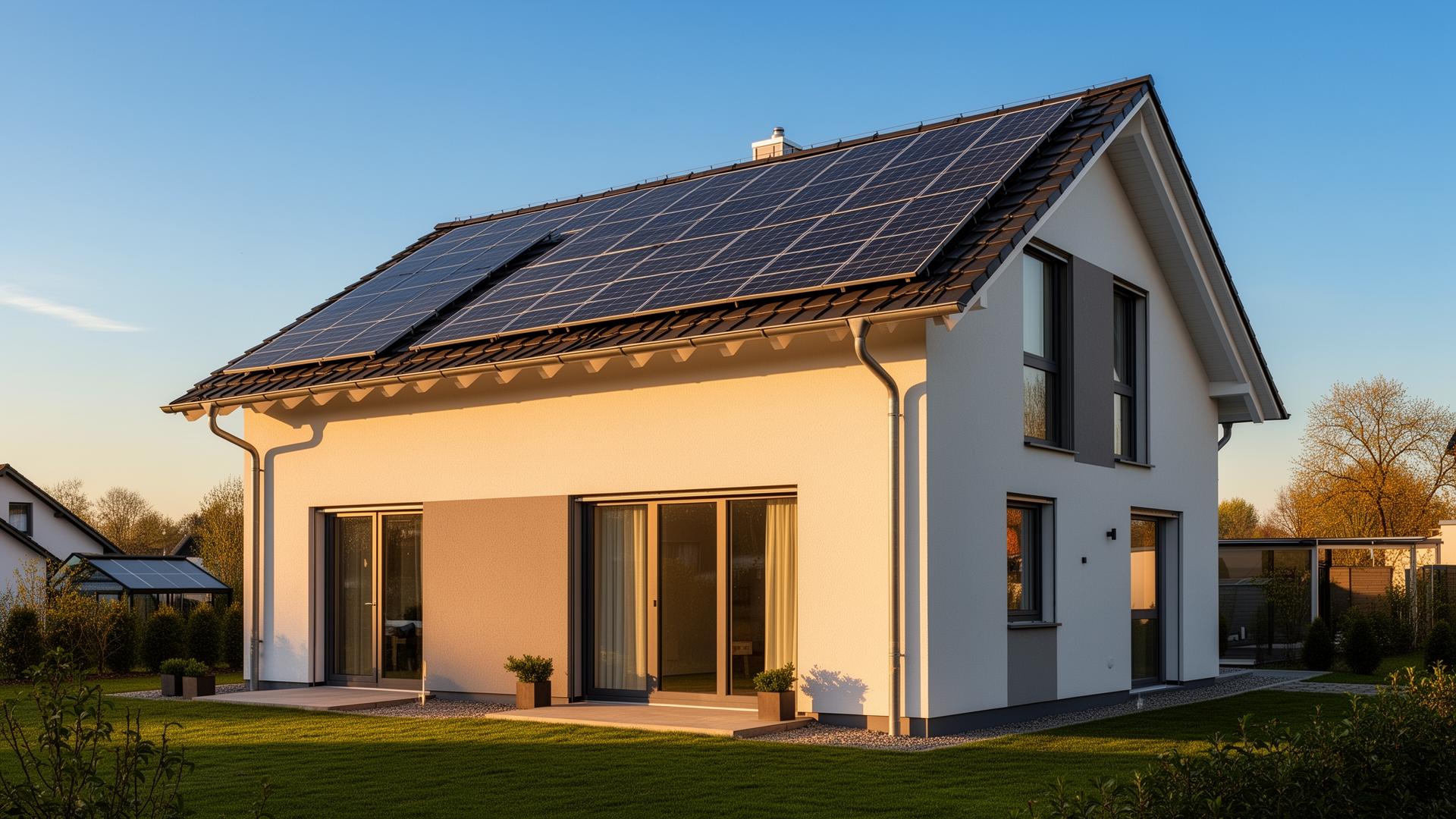 Modernes saniertes Einfamilienhaus mit Photovoltaik